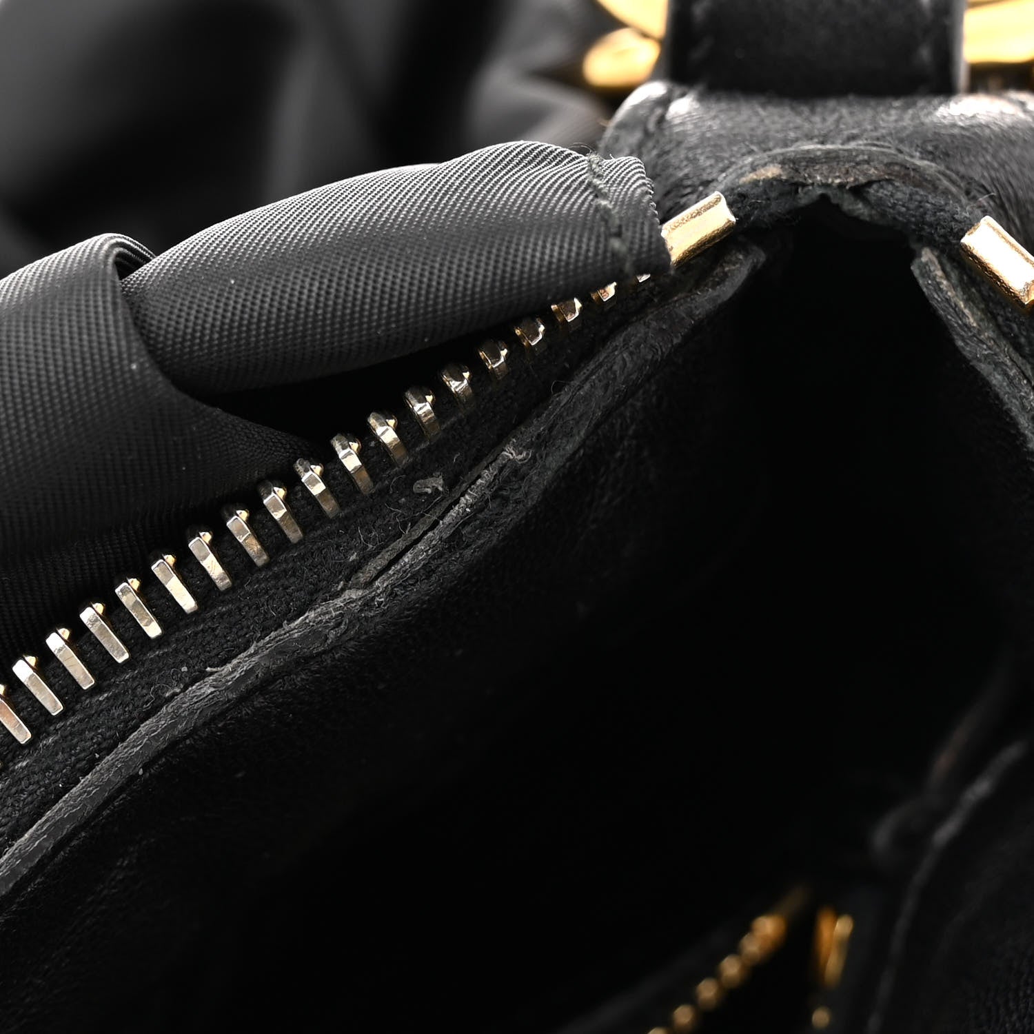 Prada Tessuto Nylon Gaufre Shopping Satchel Black 10 of 18