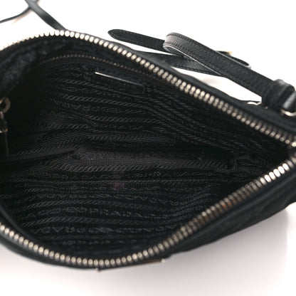 Prada Nylon Tessuto Impuntu Quilted Crossbody Bag Black 5 of 10