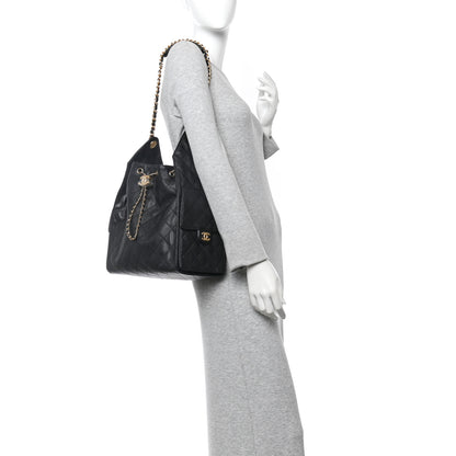 Chanel Caviar Quilted Medium Chanel 25 Handbag Black 2 of 12