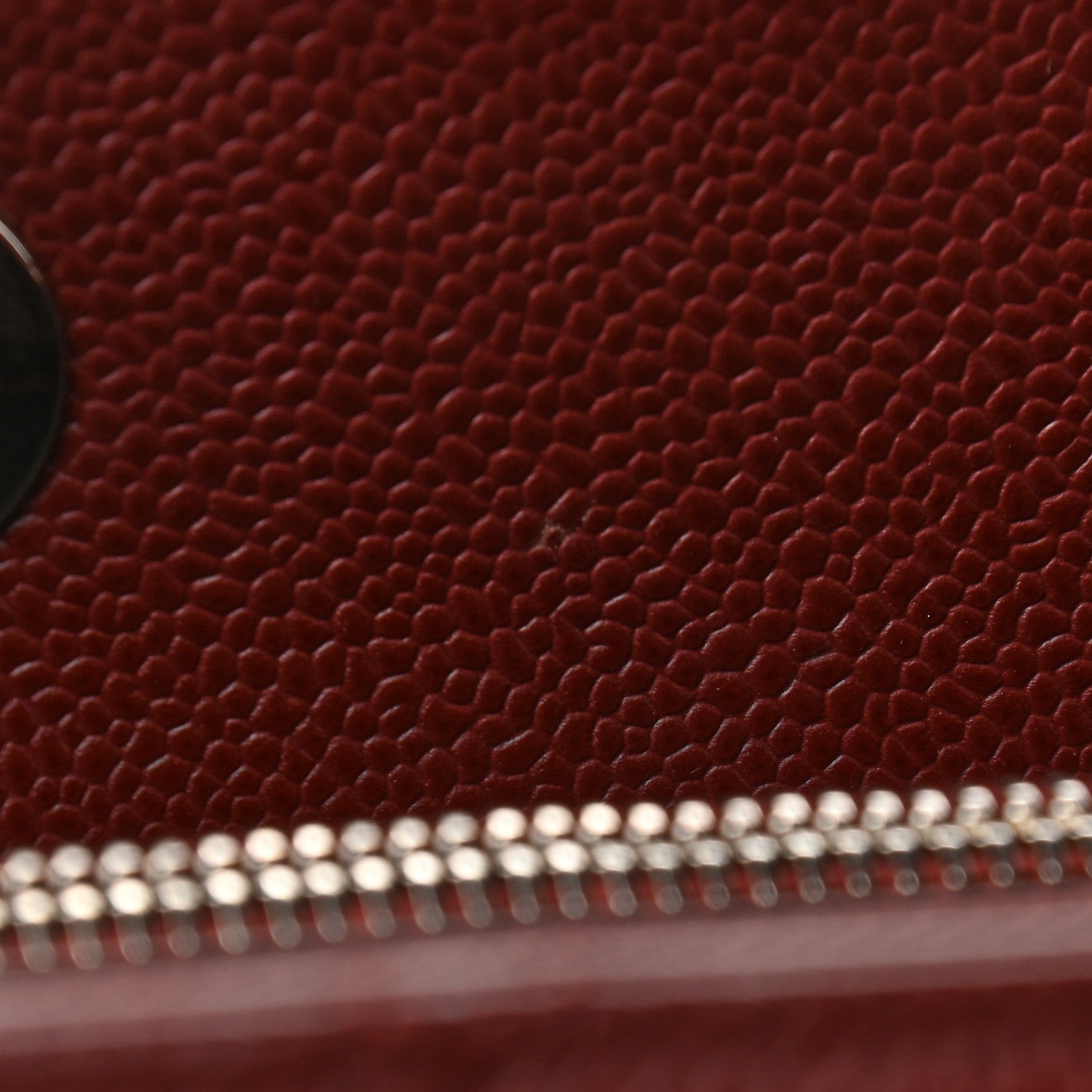 Chanel Caviar Quilted Grand Shopping Tote GST Dark Burgundy 8 of 10