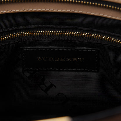 Burberry Signature Grain Small Clifton Bag Sepia Brown Honey 8 of 11