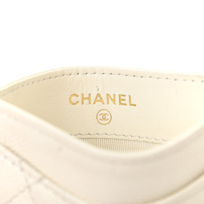 Chanel Caviar Quilted Card Holder White 6 of 12