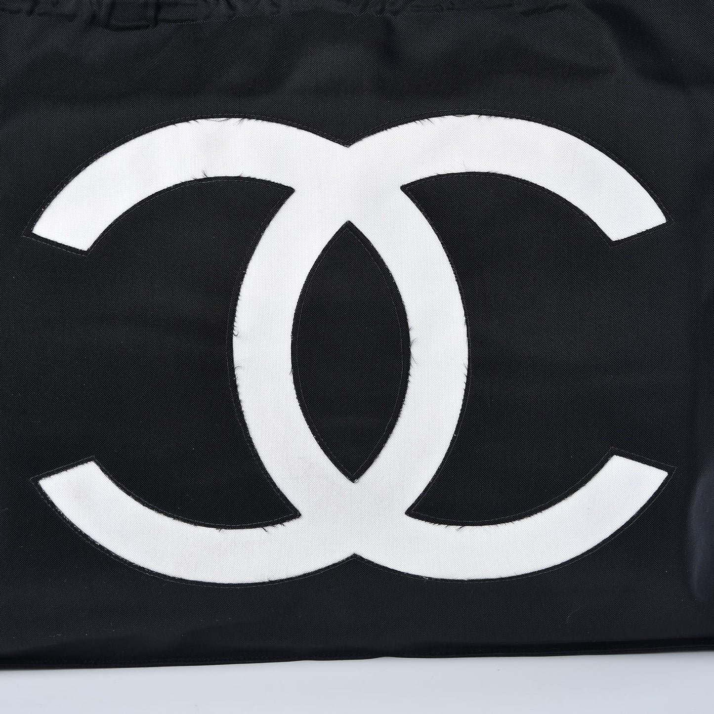 Canvas Chain Jumbo CC Tote Black