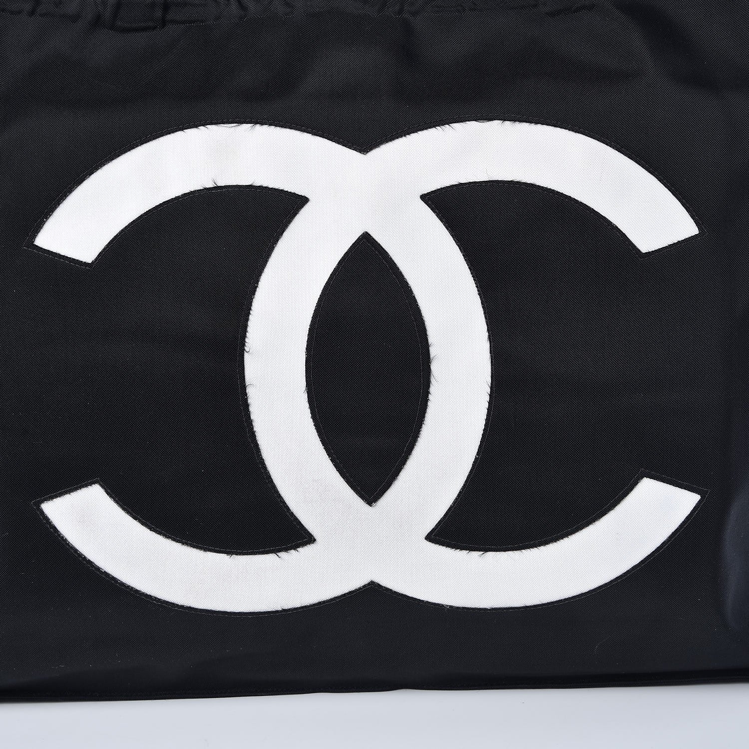 Chanel Canvas Chain Jumbo CC Tote Black 11 of 11