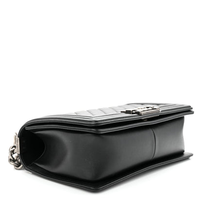Chanel Lambskin Quilted Medium Boy Flap Black 4 of 10