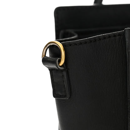 Celine Smooth Calfskin Nano Luggage Black 13 of 14
