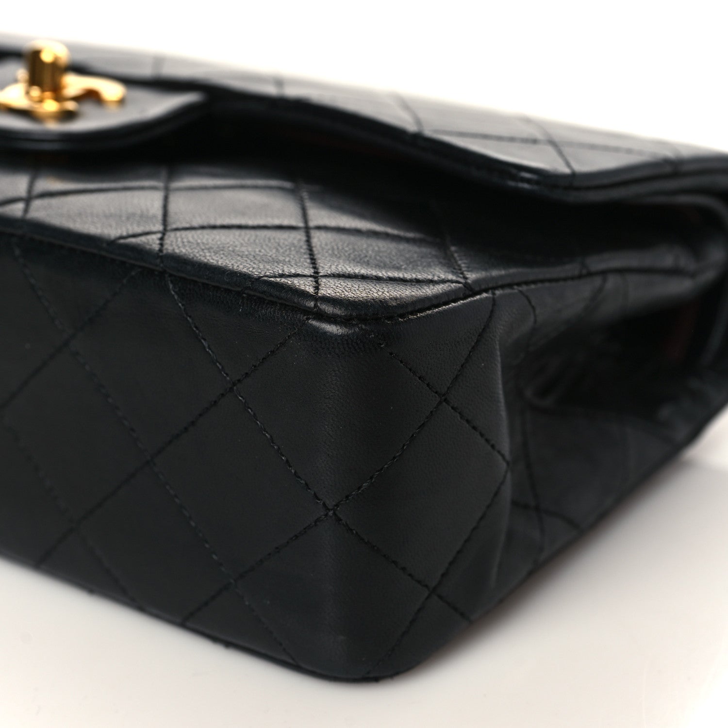 Chanel Lambskin Quilted Small Double Flap Black 8 of 8