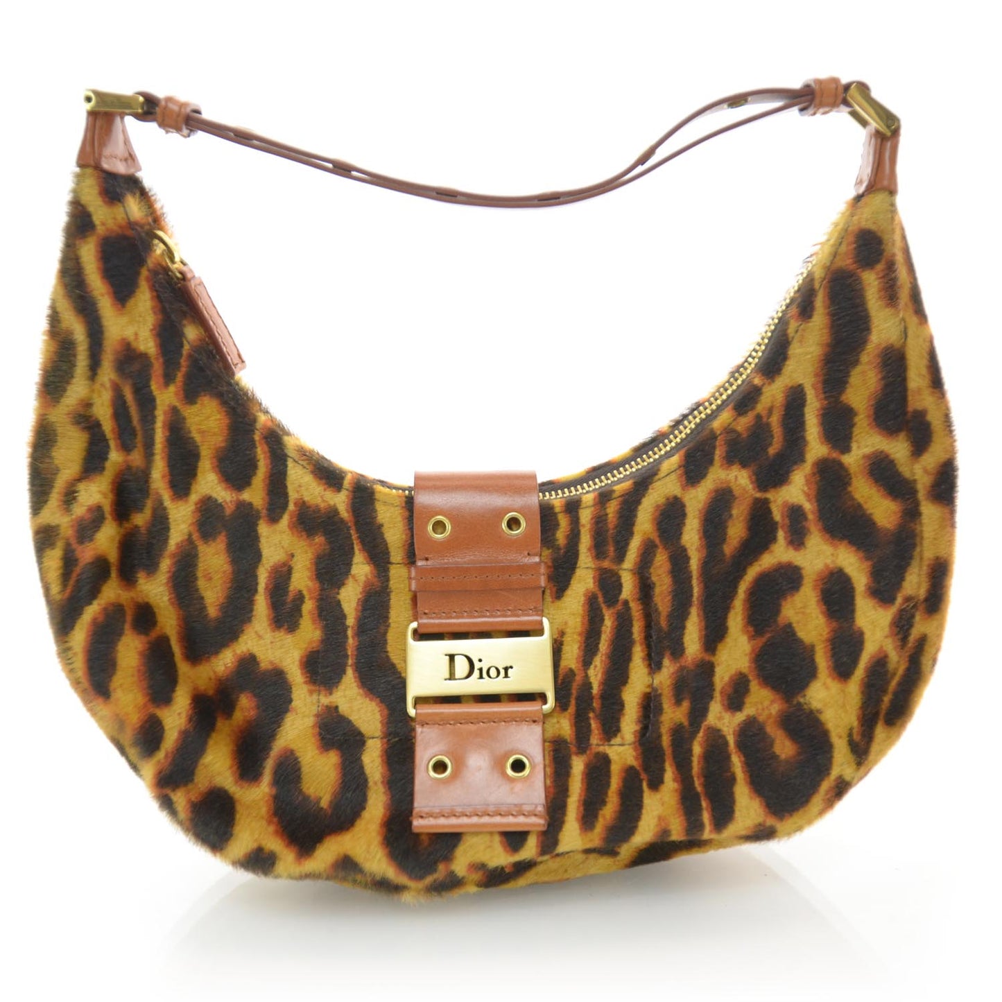 Pony Hair Leopard Street Chic Hobo