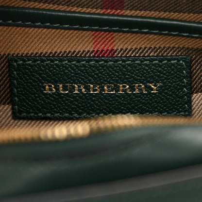 Burberry Soft Grain Calfskin Small Buckle Zip Bag Green 6 of 17
