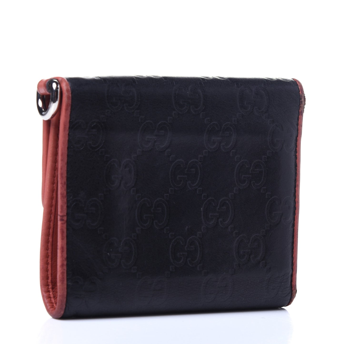 Guccissima Trifold Wallet Black Pink