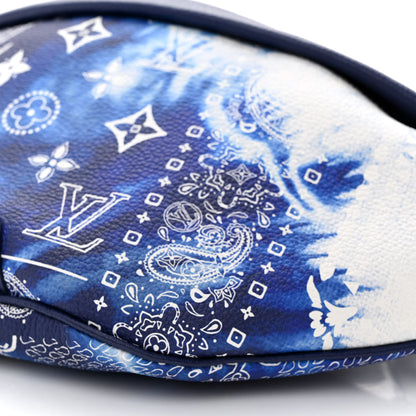 Louis Vuitton Cowhide Monogram Bandana Discovery Bumbag PM Blue 9 of 9