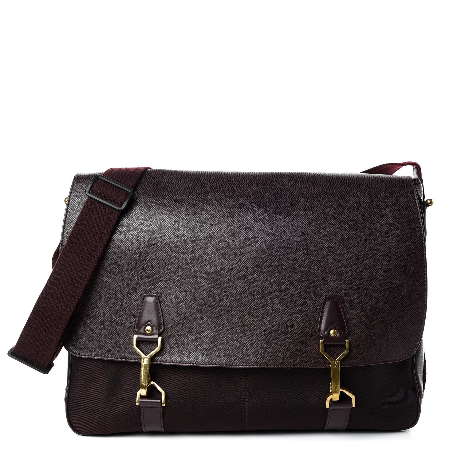 Louis Vuitton Taiga Dersou Messenger Bag Acajou 1 of 10