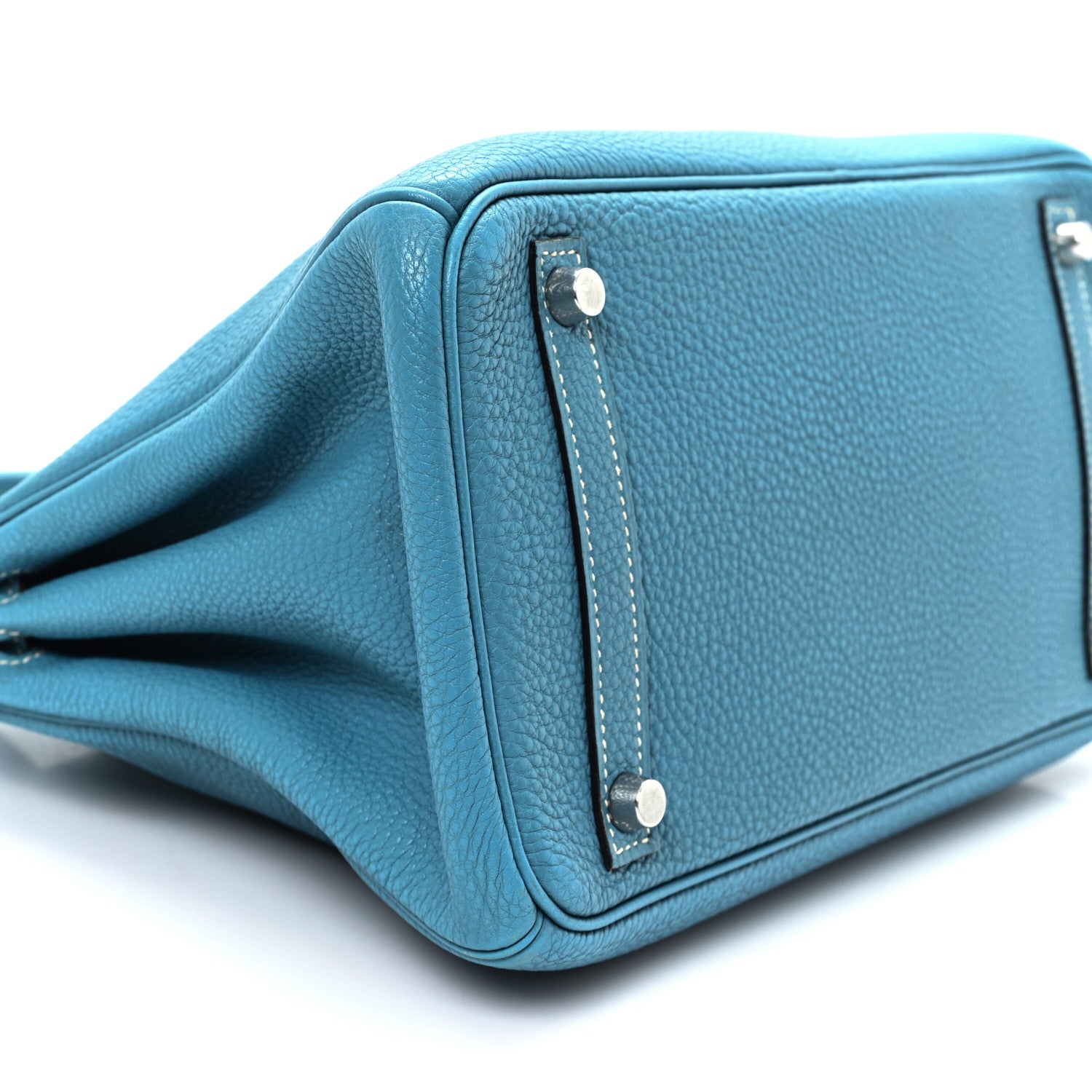 Hermes Togo Birkin 30 Blue Jean 9 of 10