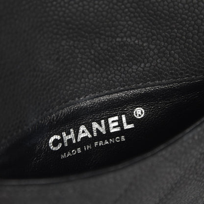 Chanel Iridescent Caviar Quilted Daily Zip Crossbody Bag Black 6 of 7