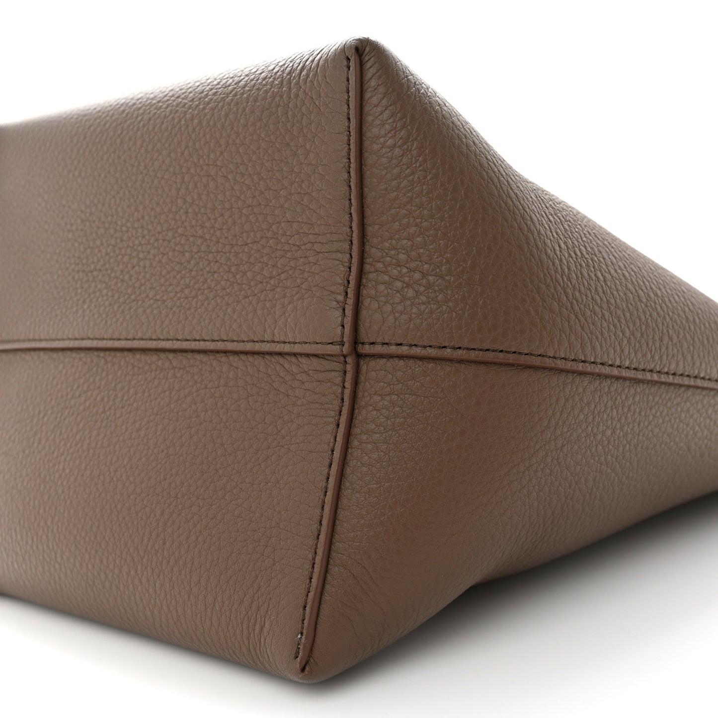 Grained Calfskin Medium N/S Park Tote Brown