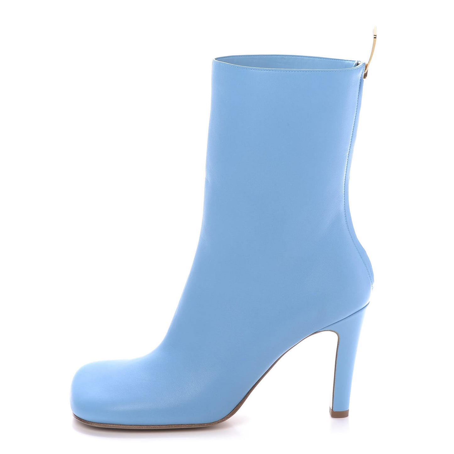 Nappa Bloc Ankle Boots 39 Sky Blue