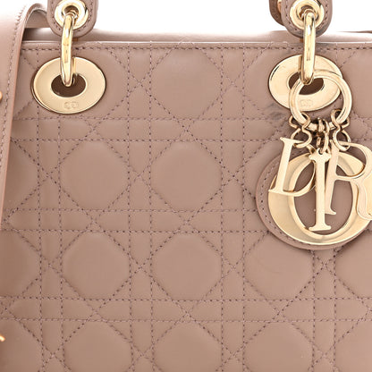 Christian Dior Lambskin Cannage Small Lucky Badges My Lady Dior Fard 8 of 17