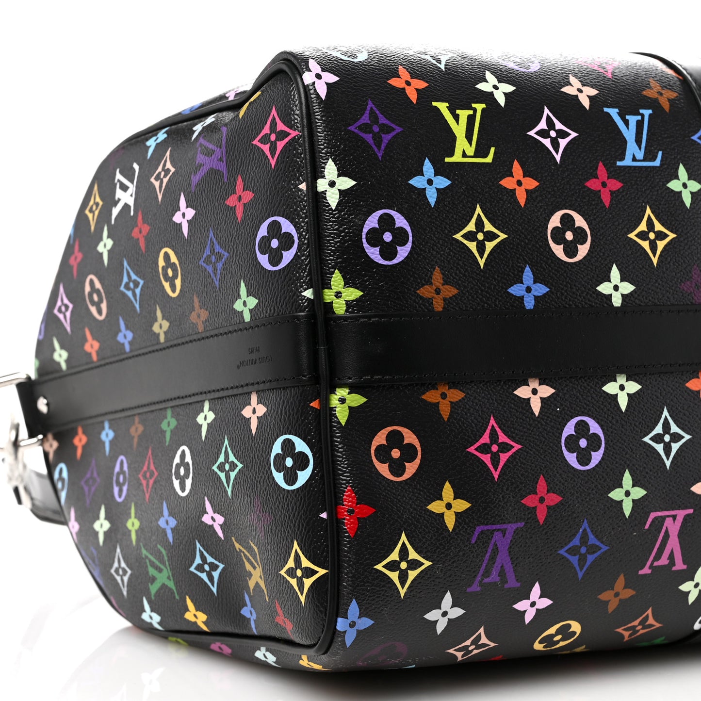 LV X TM Monogram Multicolor Keepall Bandouliere 50 Black