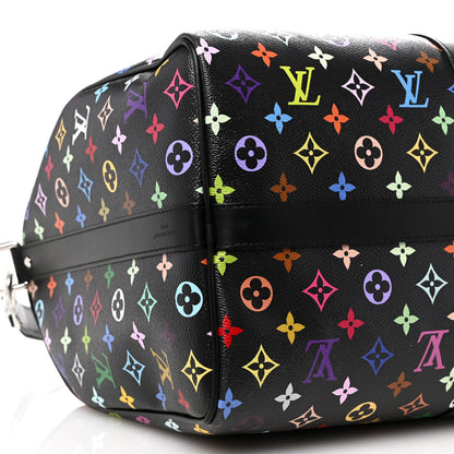 Louis Vuitton LV X TM Monogram Multicolor Keepall Bandouliere 50 Black 7 of 8