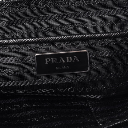 Prada Nylon Tessuto Impuntu Quilted Shoulder Bag Black 6 of 12