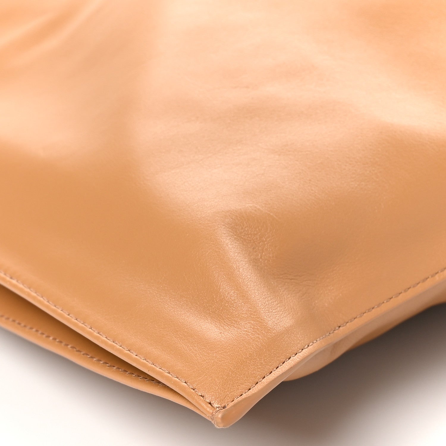 Bottega Veneta Supple Calfskin BV Twist Caramel 9 of 9