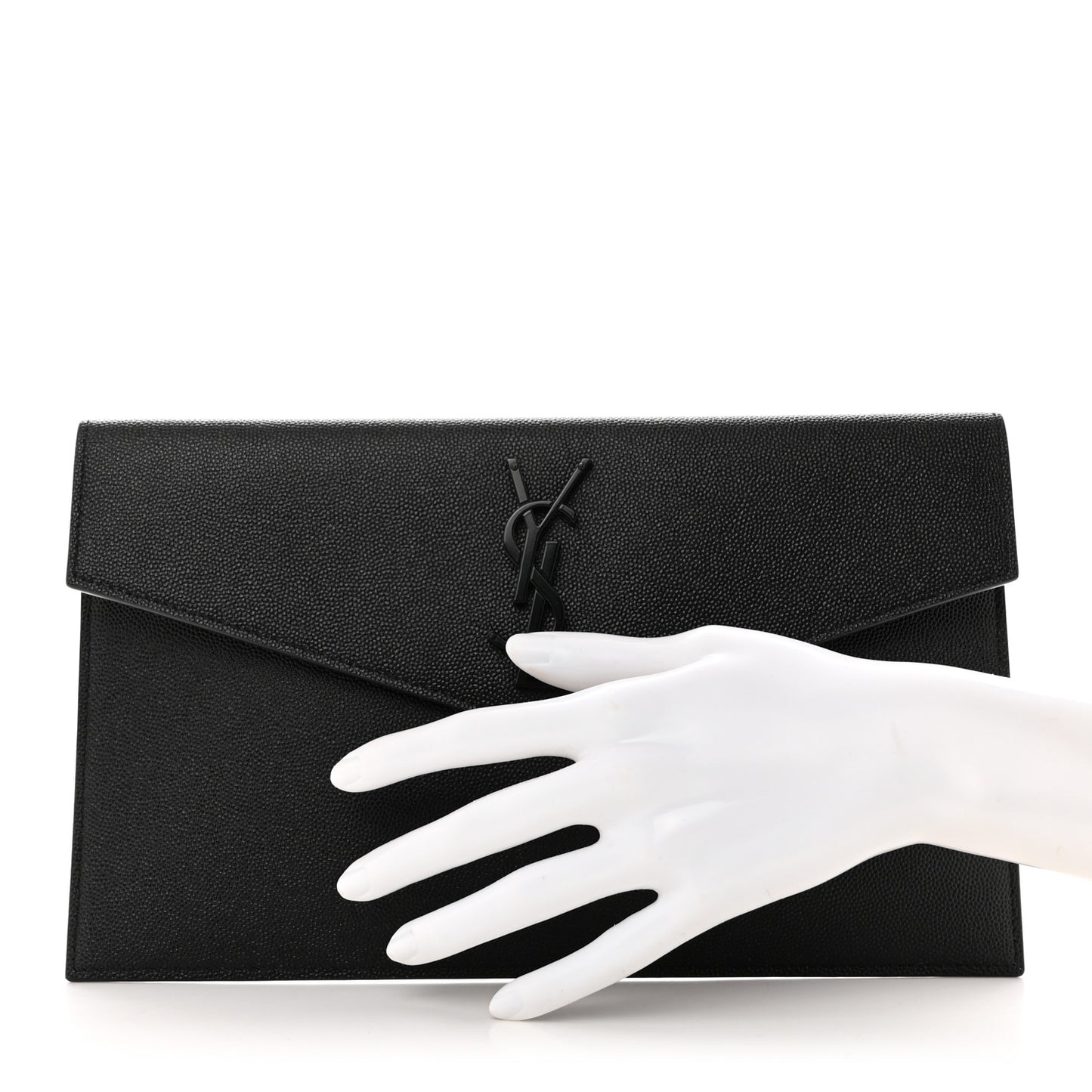 Grain De Poudre Monogram Uptown Pouch Black