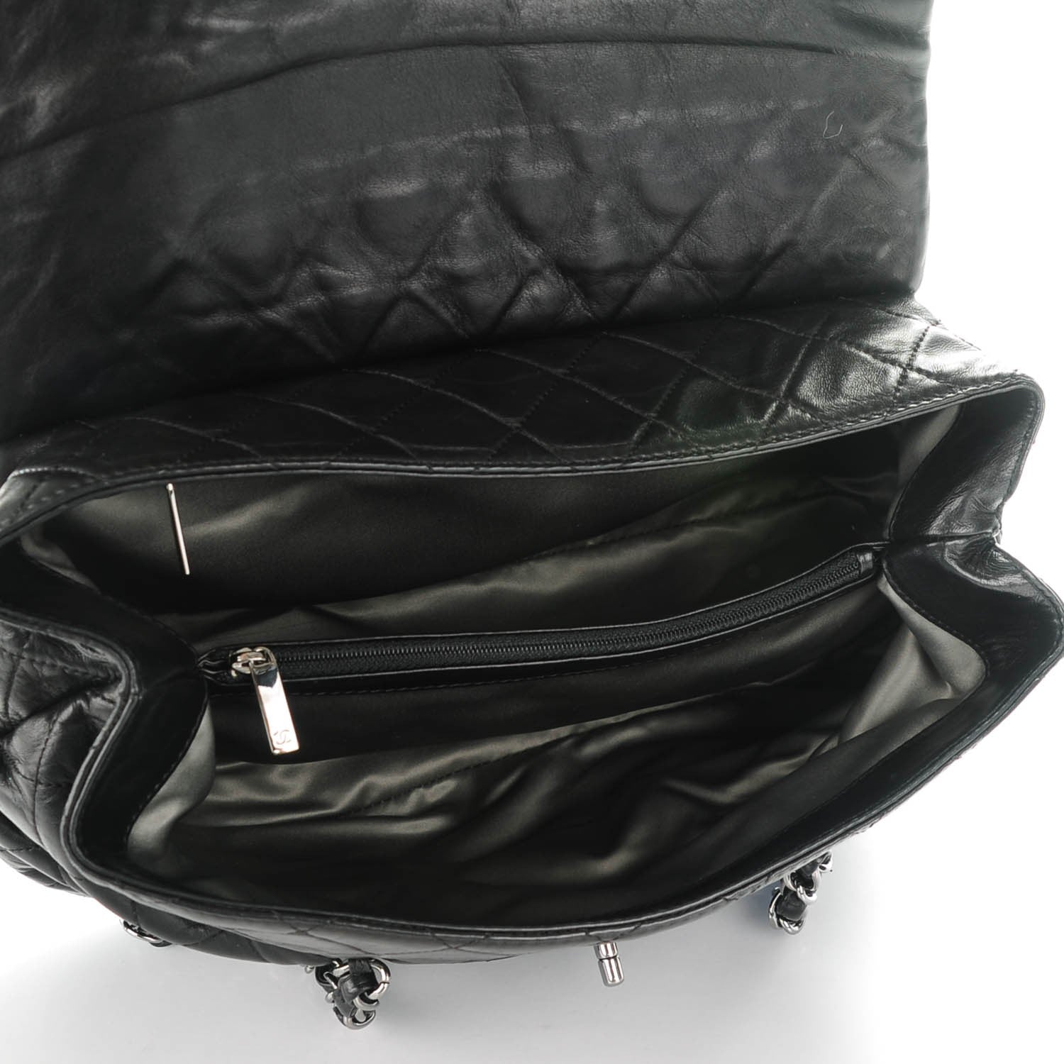 Chanel Lambskin Quilted Sharpei Flap Black 5 of 8