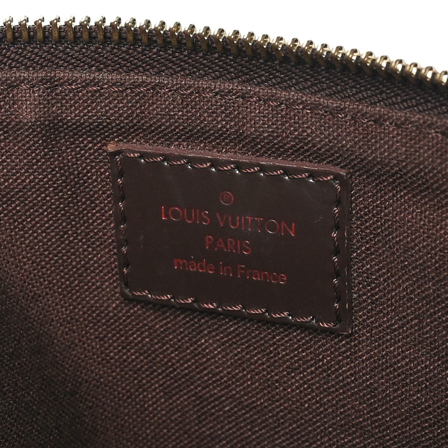 Louis Vuitton Damier Ebene Brooklyn Flat Pochette 6 of 8