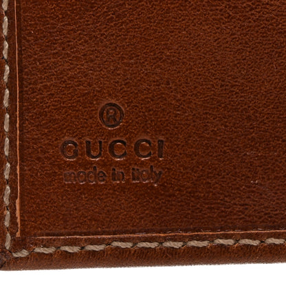 Gucci Guccissima Wave Continental Wallet Beige Ebony Brown Sugar 6 of 10