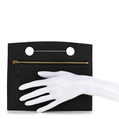 Hermes Togo Backpocket Pouch 25 Black 2 of 9