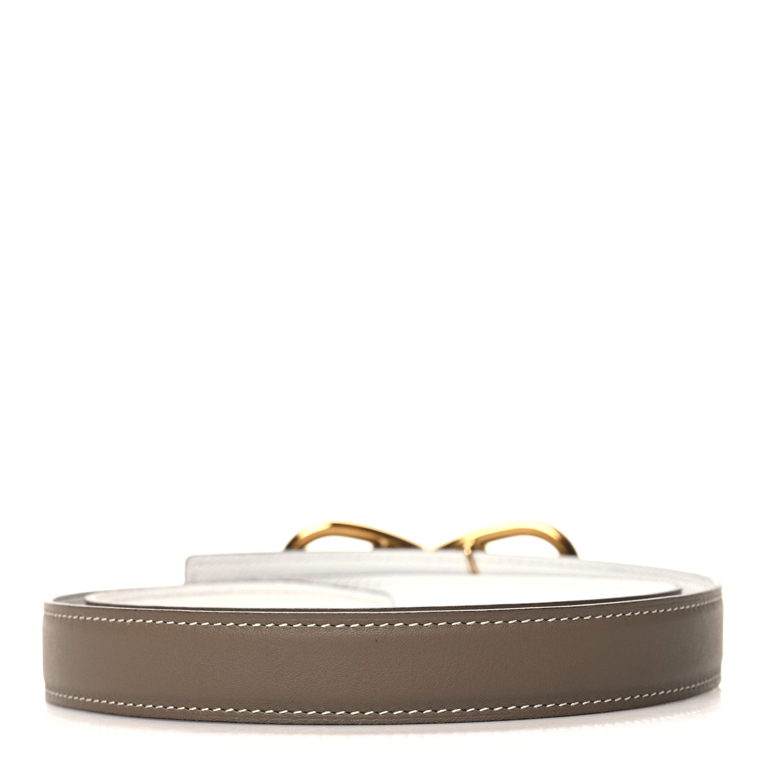 Hermes Epsom Swift 24mm Escale Belt 85 85 34 White Etoupe 2 of 6