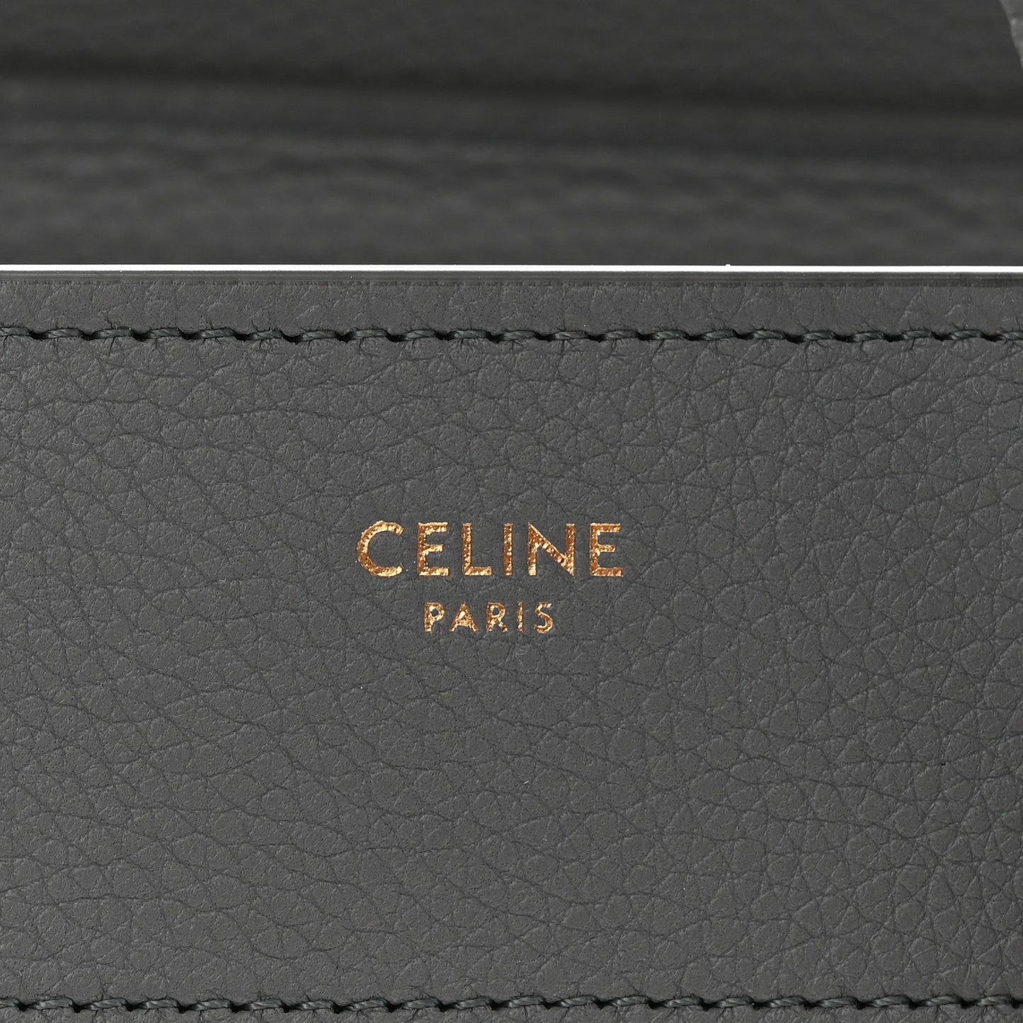 Baby Drummed Calfskin Micro Luggage Kohl