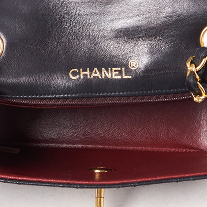 Chanel Lambskin Quilted Mini Square Flap Black 4 of 10