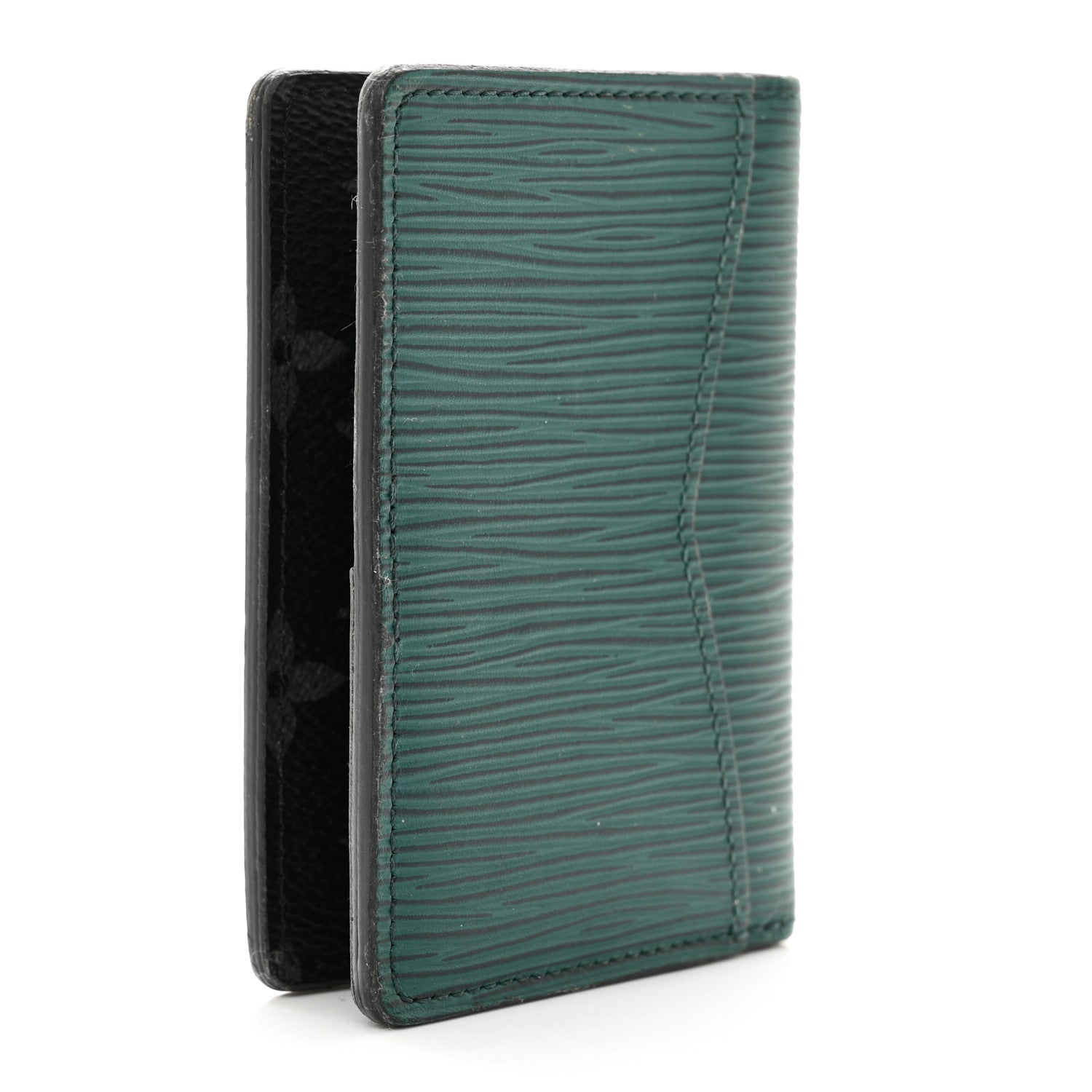 Louis Vuitton Epi Monogram Eclipse Pocket Organizer Deep Green 3 of 9