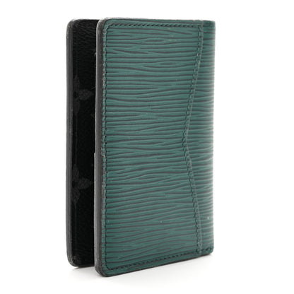 Louis Vuitton Epi Monogram Eclipse Pocket Organizer Deep Green 3 of 9