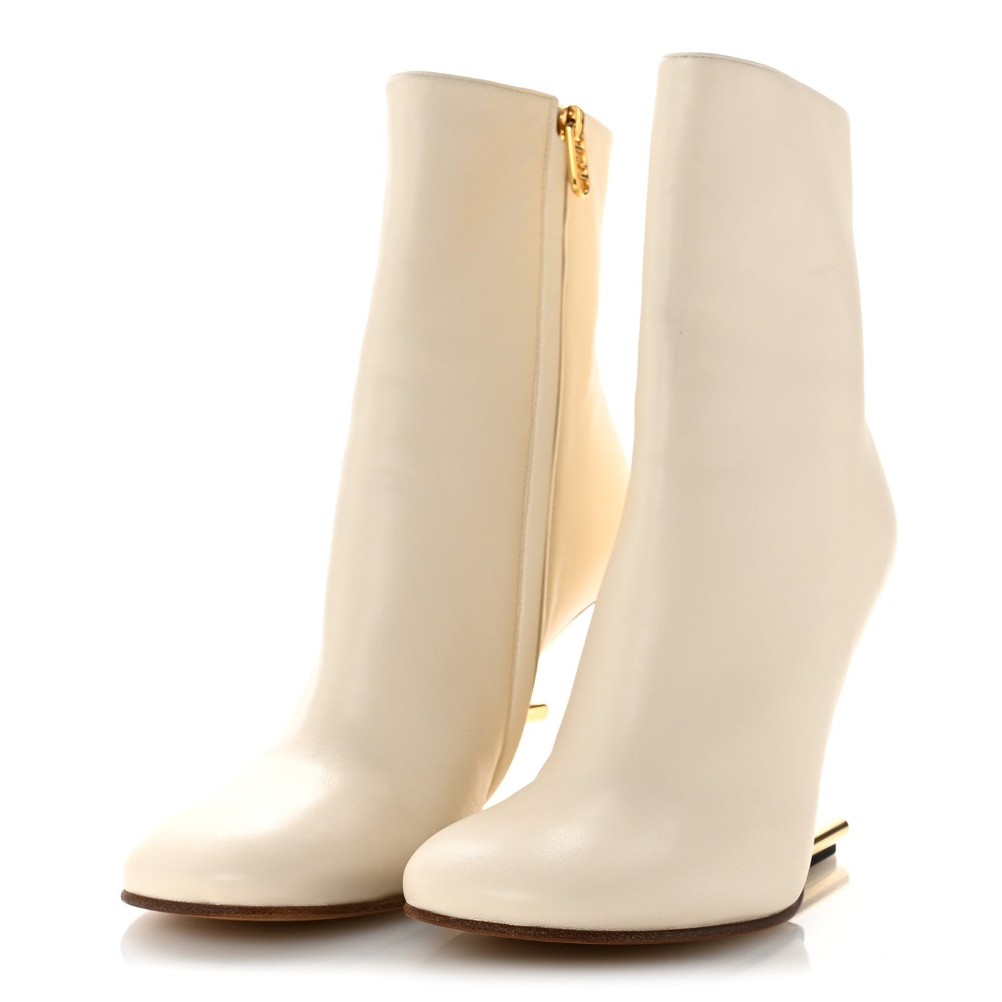 Nappa Fendi First 95mm Booties 38 Connecticut