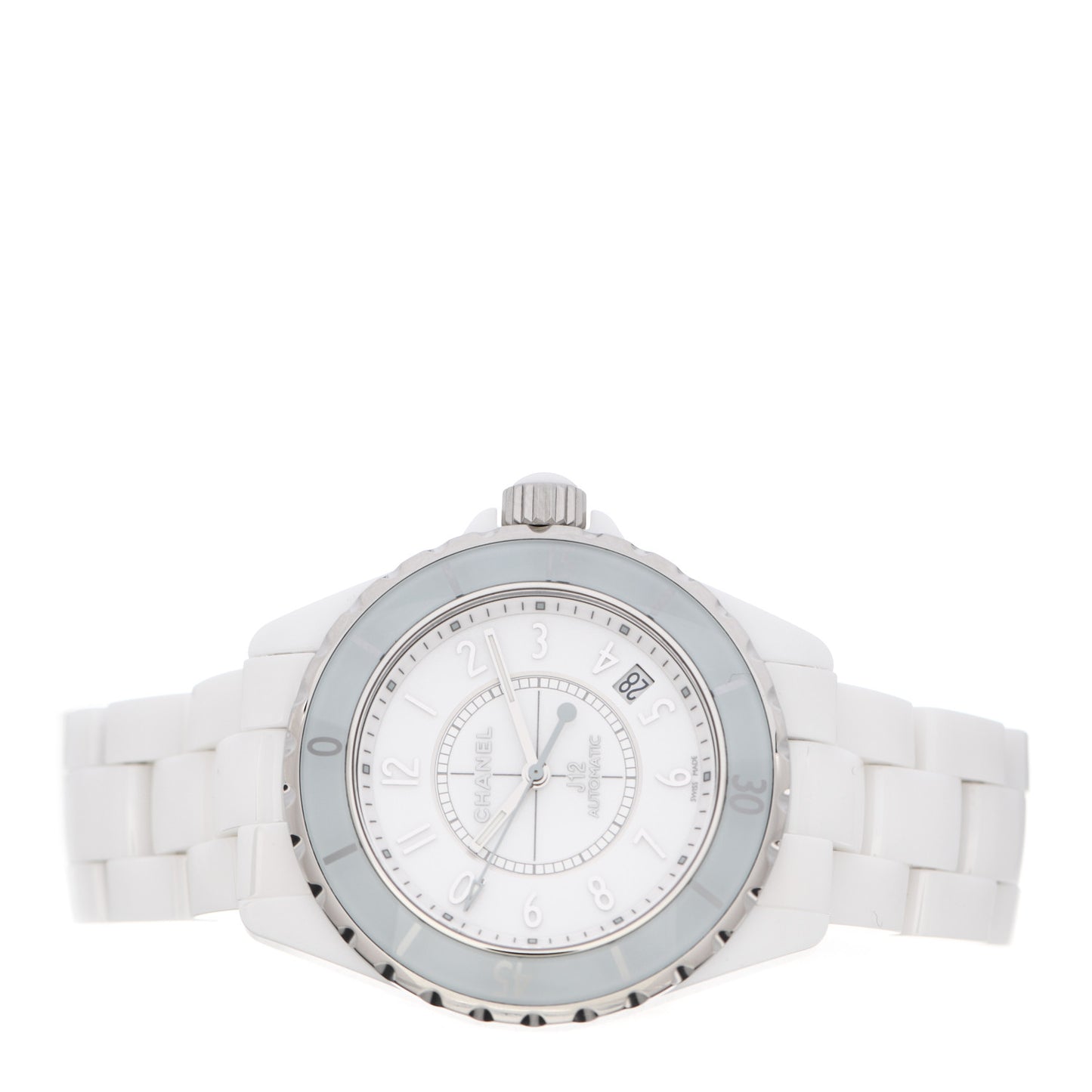 Stainless Steel Ceramic 38mm J12 Automatic Watch Soft Blue