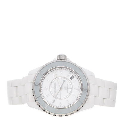 Chanel Stainless Steel Ceramic 38mm J12 Automatic Watch Soft Blue 2 of 4