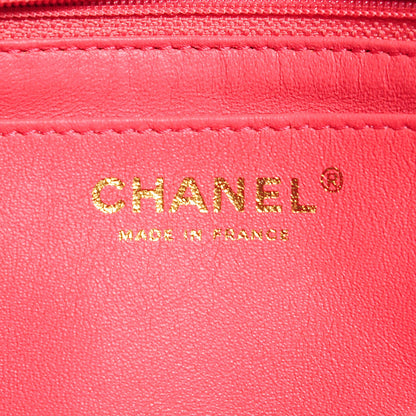 Chanel Lambskin Quilted Valentine Charms Medium Single Flap Pink 6 of 8