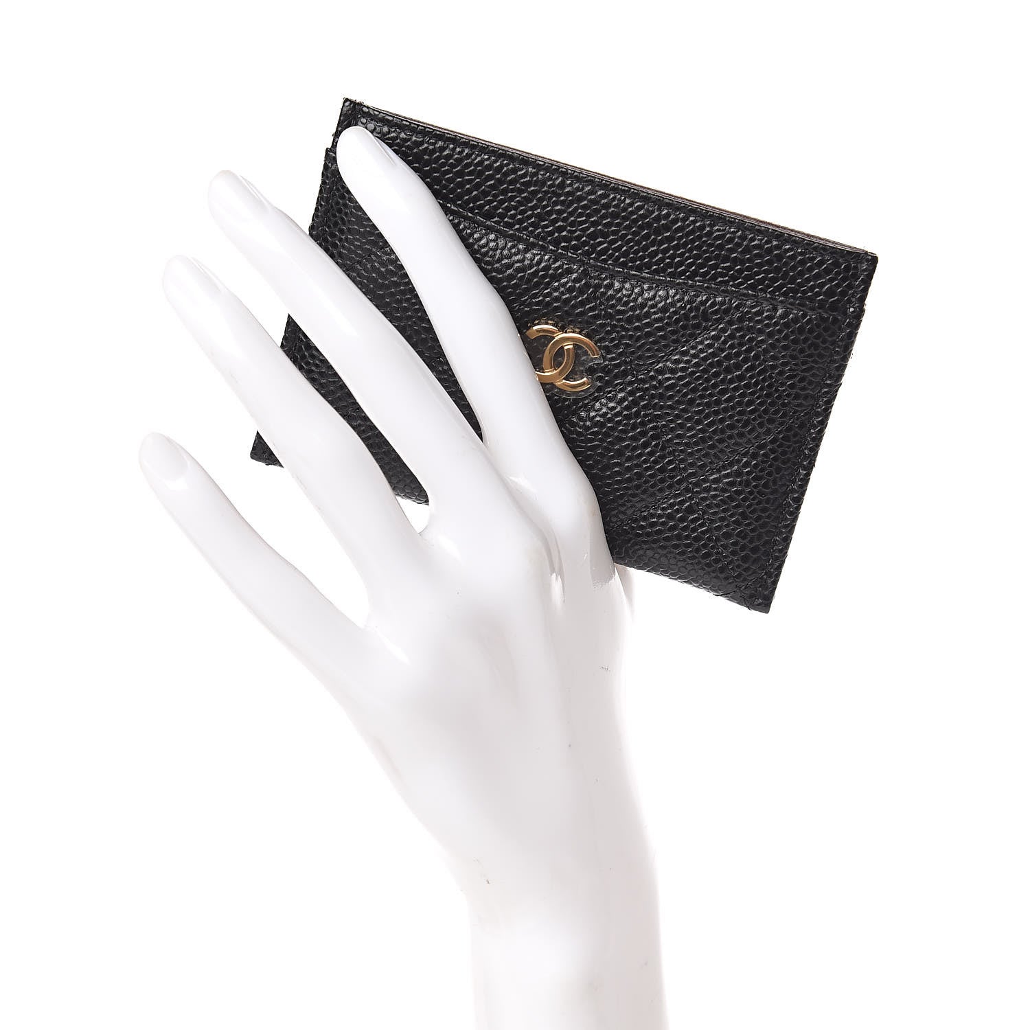 Chanel Caviar Quilted Card Holder Black 2 of 8