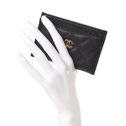 Chanel Caviar Quilted Card Holder Black 2 of 8