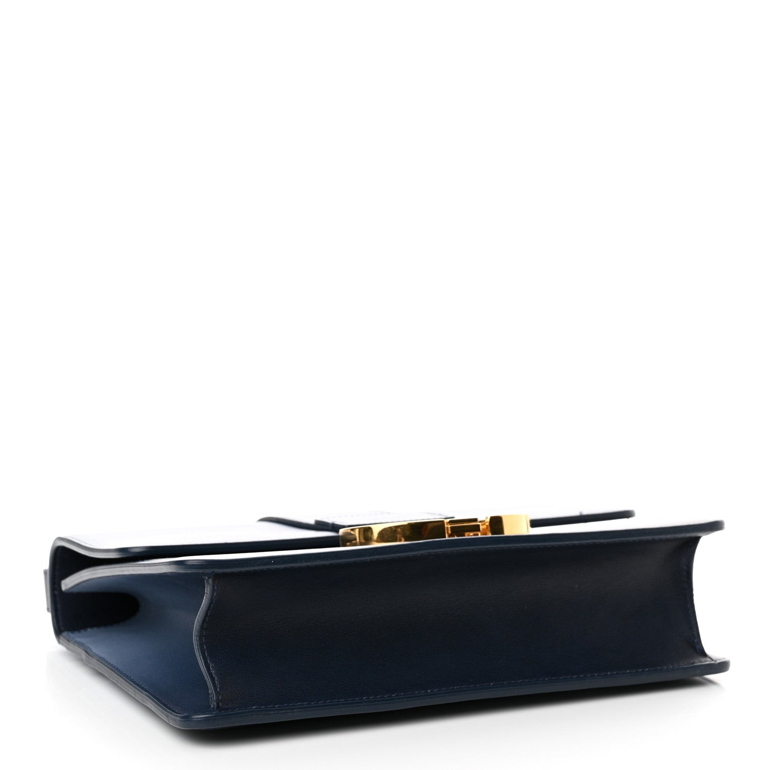 Christian Dior Smooth Calfskin 30 Montaigne Flap Bag Indigo Blue 4 of 14