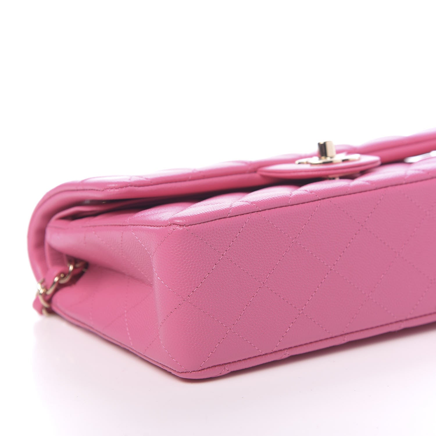 Chanel Caviar Quilted Small Double Flap Pink 8 of 11