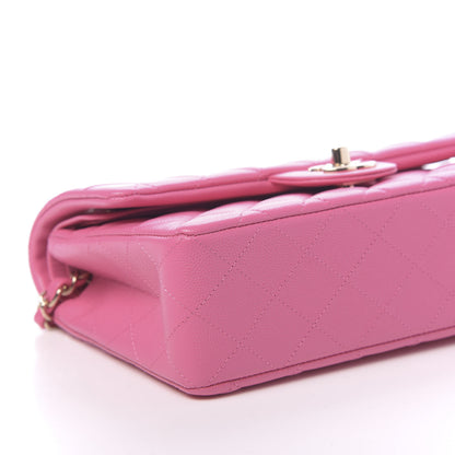 Chanel Caviar Quilted Small Double Flap Pink 8 of 11