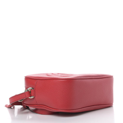 Gucci Pebbled Calfskin Small Soho Disco Bag Tabasco Red 4 of 10