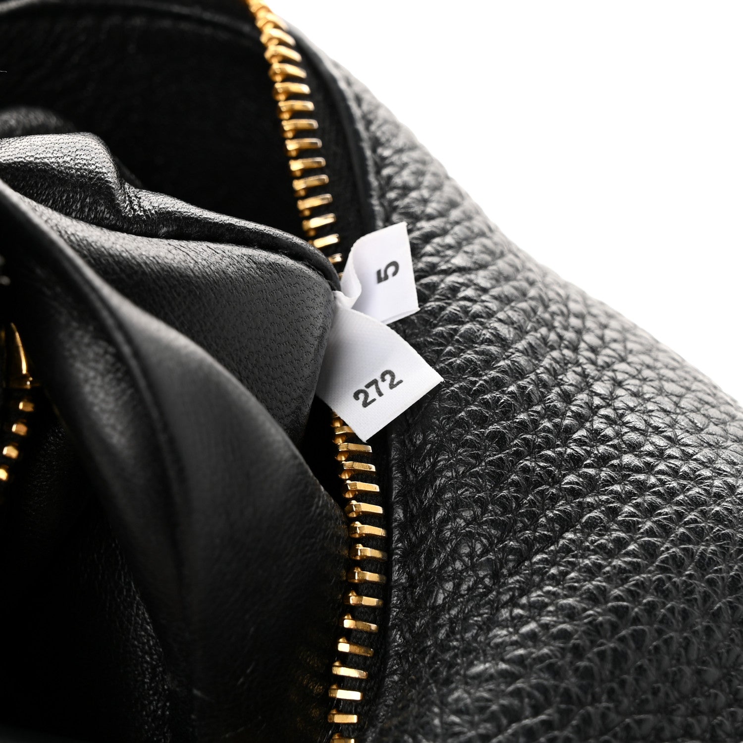 Prada Vitello Daino Soft Zippered Hobo Shoulder Bag Black 7 of 11