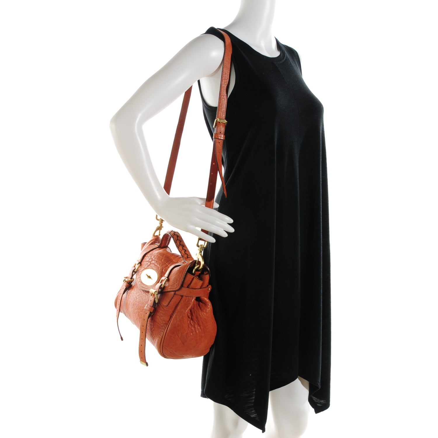 Mulberry Large Grain Nappa Medium Alexa Pumpkin 2 of 7