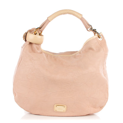 Jimmy Choo Nappa Snakeskin Trim Sky Hobo Pink 1 of 7