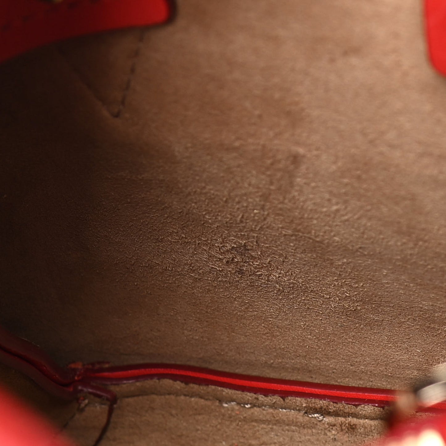 Calfskin Crocodile Embossed Mini Neo Milla Tote Ruby Red