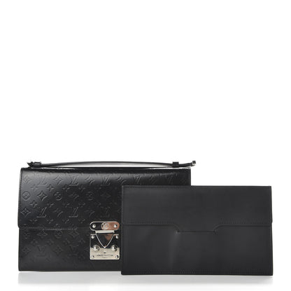 Louis Vuitton Monogram Glace Anouchka Pochette MM 3 of 11